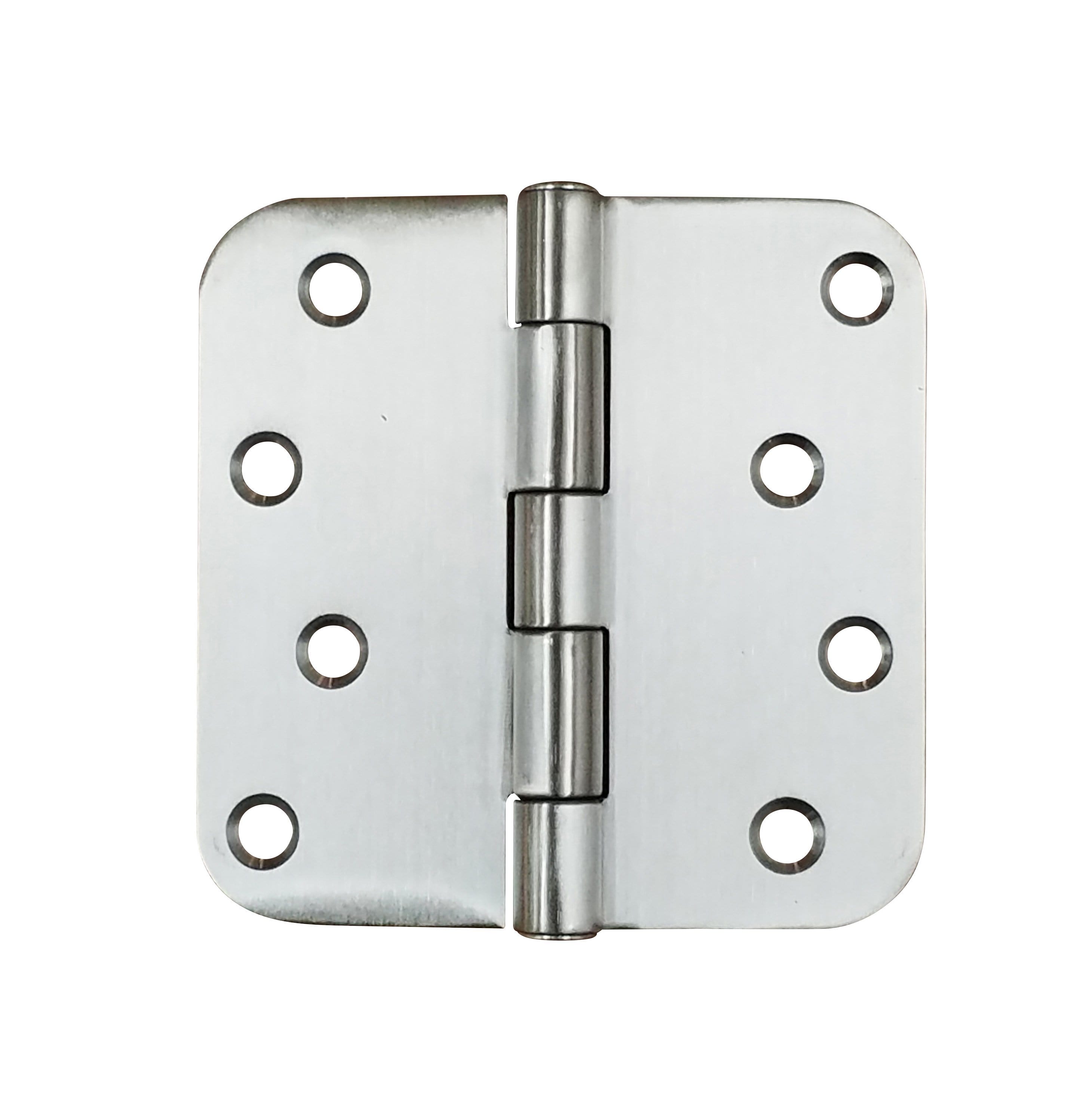 316 grade stainless steel security hinge with 5/8 inch radius corners, rust resistant, sold in a pack of three.