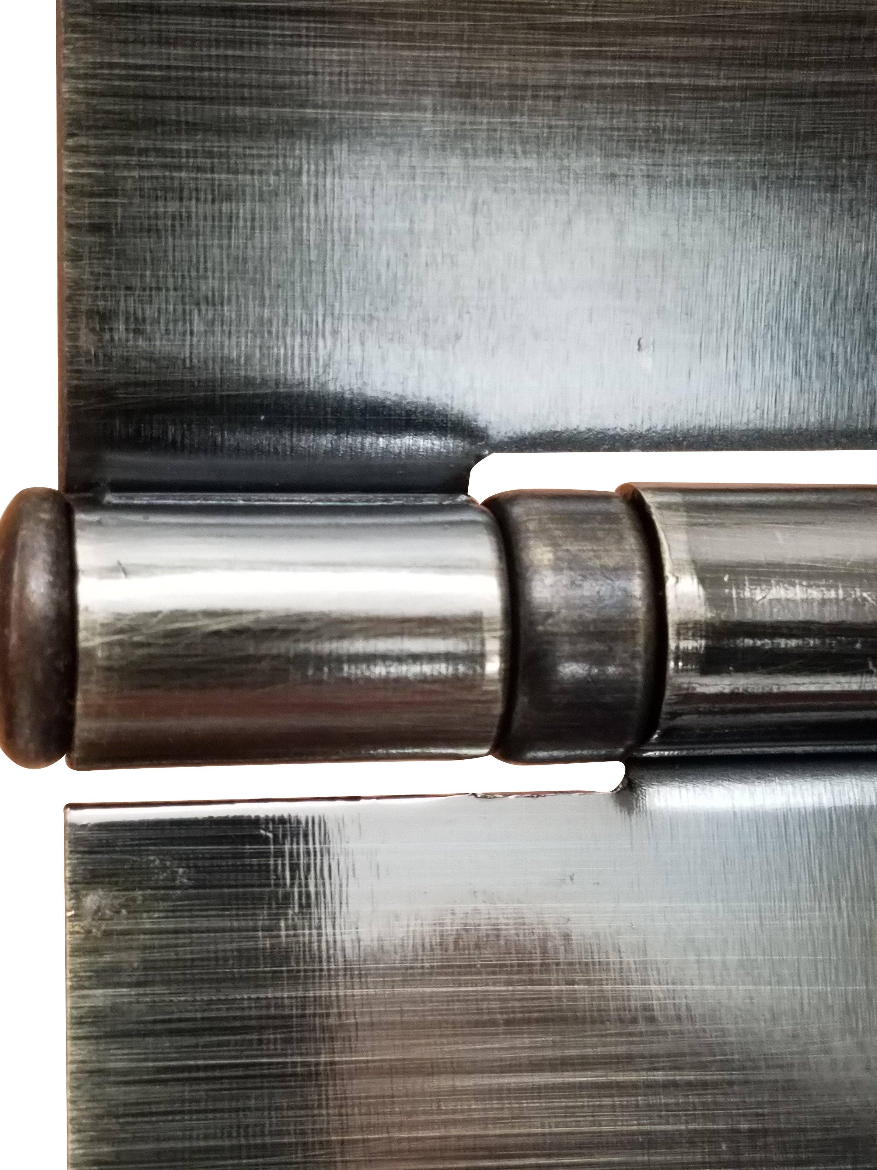 5/8" X Square Corner Hinges - 4" X 4" Ball Bearing Hinge Square Corner With 5/8" Radius Corner Antique Brass Finish - Sold As Pairs