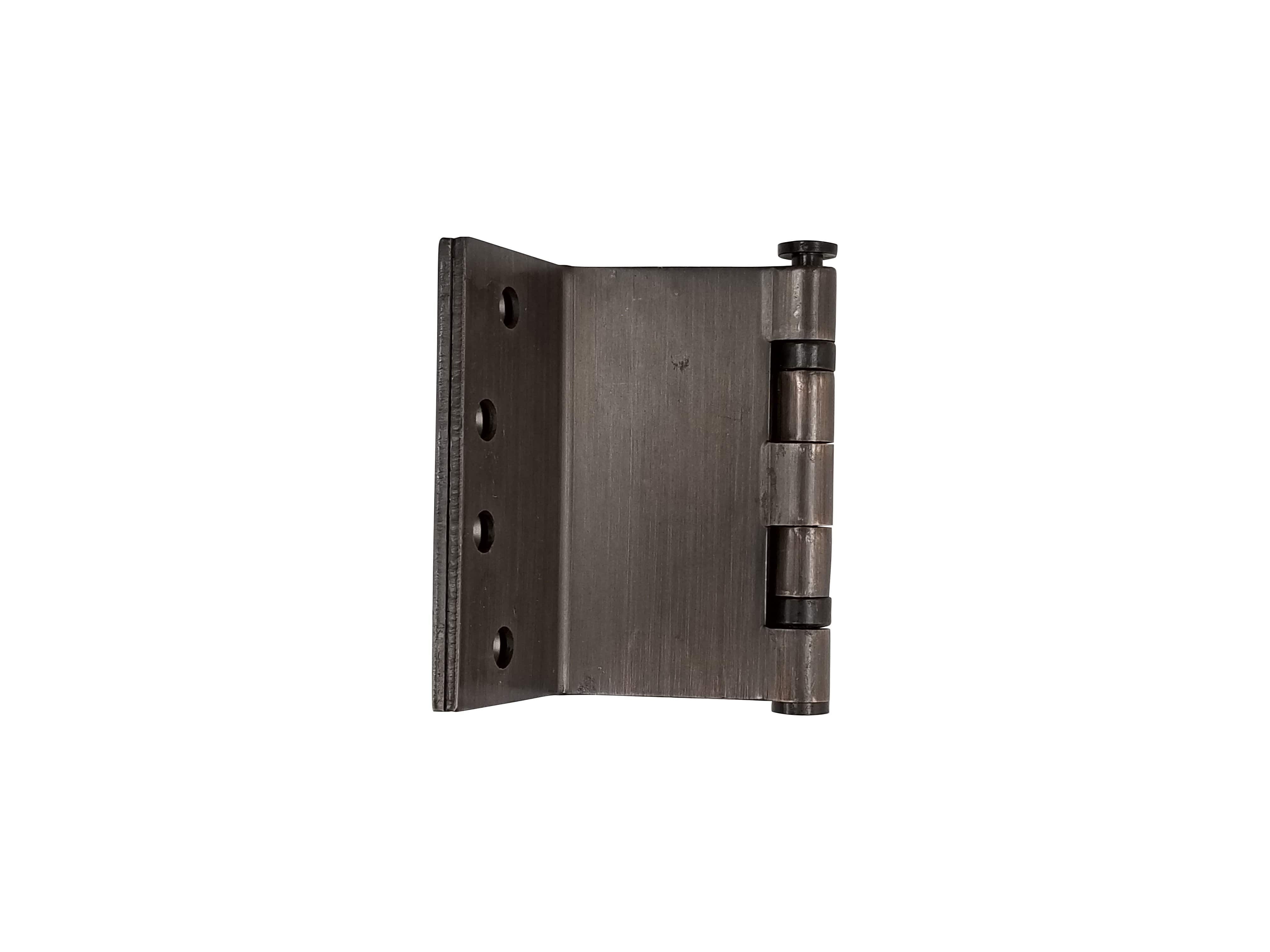 Swing clear expandable ball bearing door hinge, 4 inches square, full mortise, available in multiple finishes, sold individually.