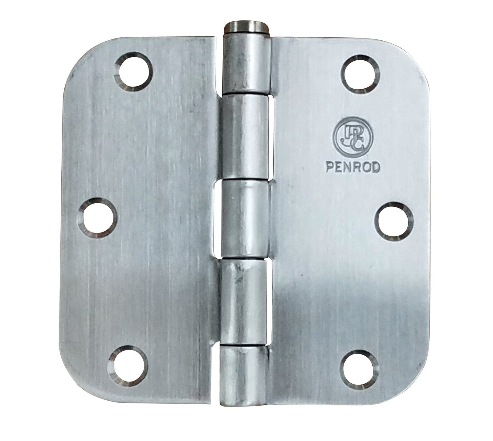 Stainless Steel Hinges - Stainless Steel Penrod Residential Hinges - 3 1/2" With 5/8" Radius Corner - Plain Bearing - 2 Pack