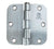 Stainless Steel Hinges - Stainless Steel Penrod Residential Hinges - 3 1/2" With 5/8" Radius Corner - Plain Bearing - 2 Pack