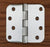 316 Grade Stainless Steel Security Hinges 4" With 5/8" Radius Corner - Highly Rust Resistant - 3 Pack