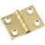 3/4" X 1" Small Broad Hinges - Solid Brass - 4 Pack