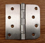 Ball Bearing Door Hinges 4" Square With 5/8" Radius Corners - Multiple Finishes - 2 Pack
