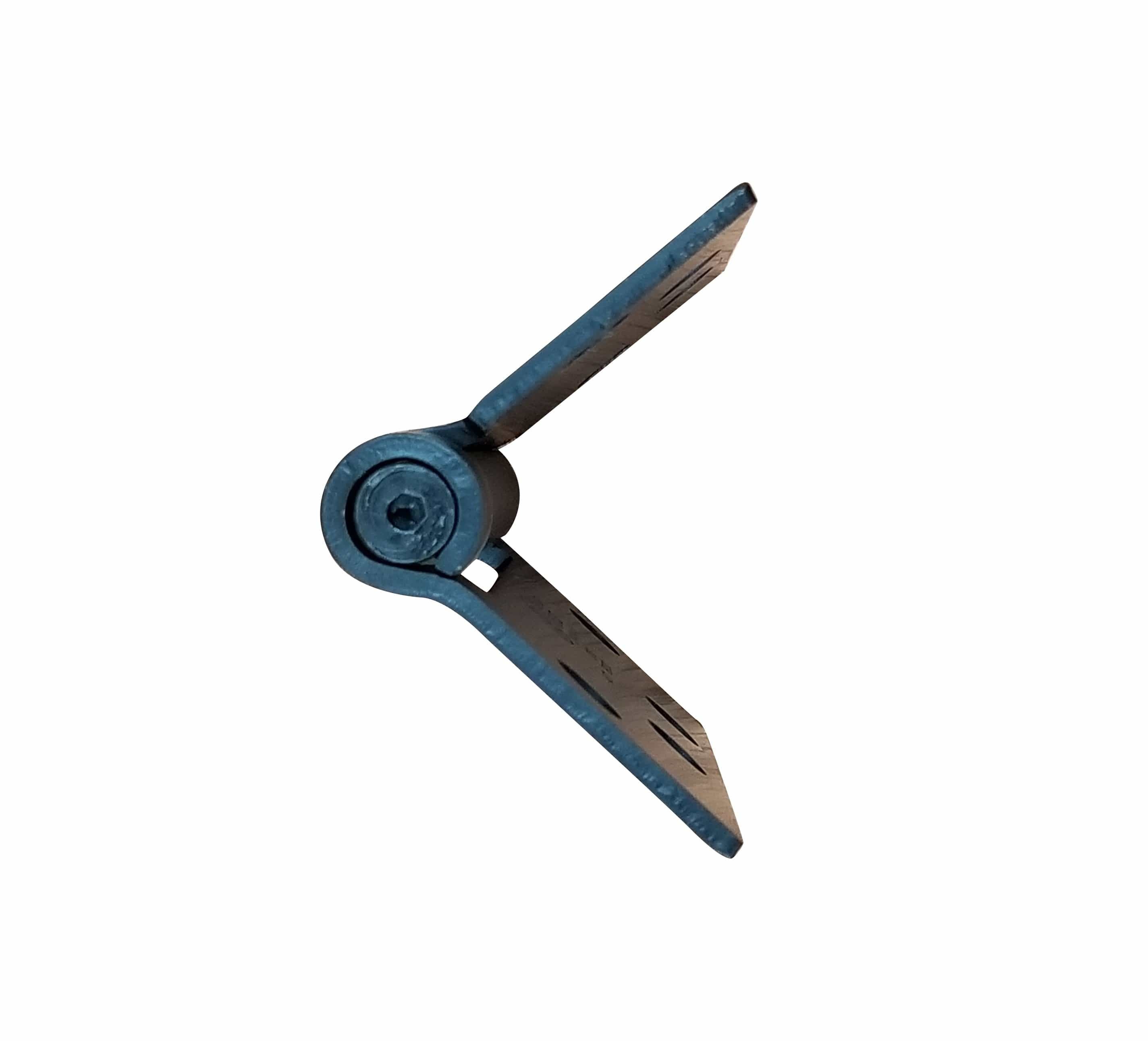 Commercial black stainless steel spring hinges, 4.5" x 4.5", square corner design, sold in a 2 pack for durability.
