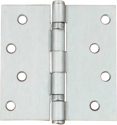 Ball Bearing Door Hinges 4" Inch Square - Multiple Finishes - 2 Pack