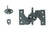 Acme Mortise Shutter Hinges - WeatherWright Coated - Multiple Sizes Available - Cast Iron - Sold as Set