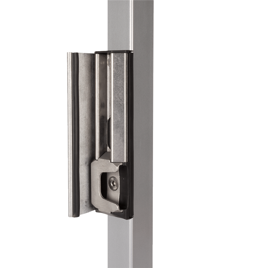 Adjustable Security Keep For Gates - Stainless Steel - For Square Profiles 1-1/2" To 2-1/2" - Multiple Finishes - Sold Individually
