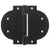 Arched T Hinges - Heavy Duty - Black - Sold Individually