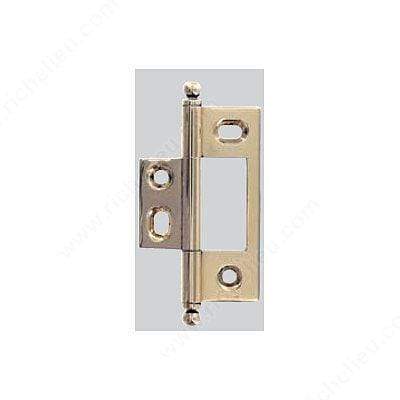 Classic solid brass bifold hinge in various finishes, sold in a convenient two-pack for easy installation.