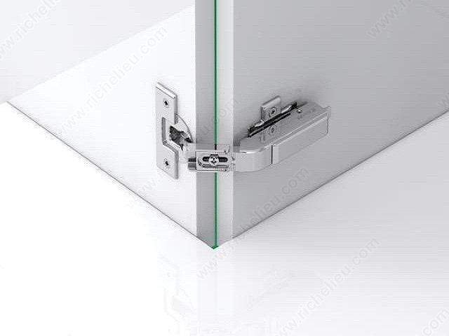 Grass bifold hinge for folding doors, allowing an opening angle of +65%, sold individually for versatile applications.