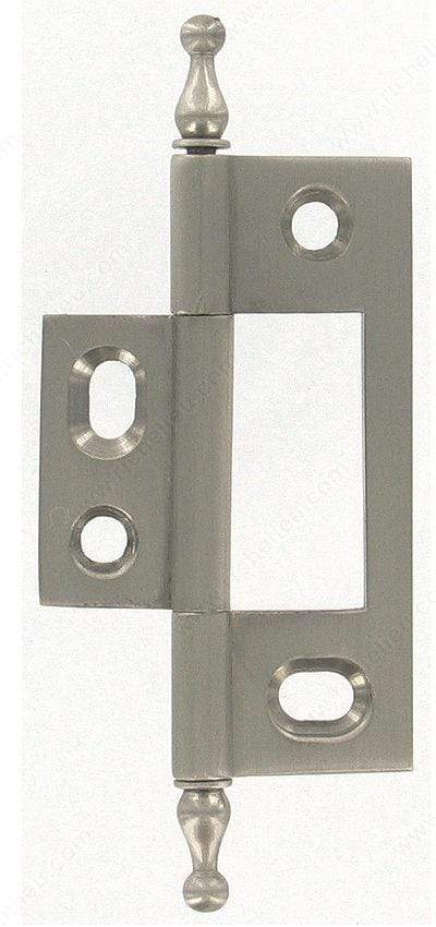 Non mortise solid brass bifold hinges in various finishes and styles, sold in a convenient two-pack.