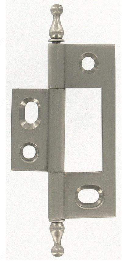 Bifold Hinges - Non Mortise Solid Brass Colonial Hinge - Multiple Finishes & Styles Available - 2 Pack