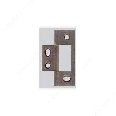 Bifold Hinges - Solid Brass Non Mortise Hinge - Multiple Finishes Available - 2 Pack