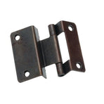 Bifold Lipped Door Hinges - Non Mortise - 13/32" Overlay - High Quality Steel - 2" Inch Length - Bronze - Sold Individually
