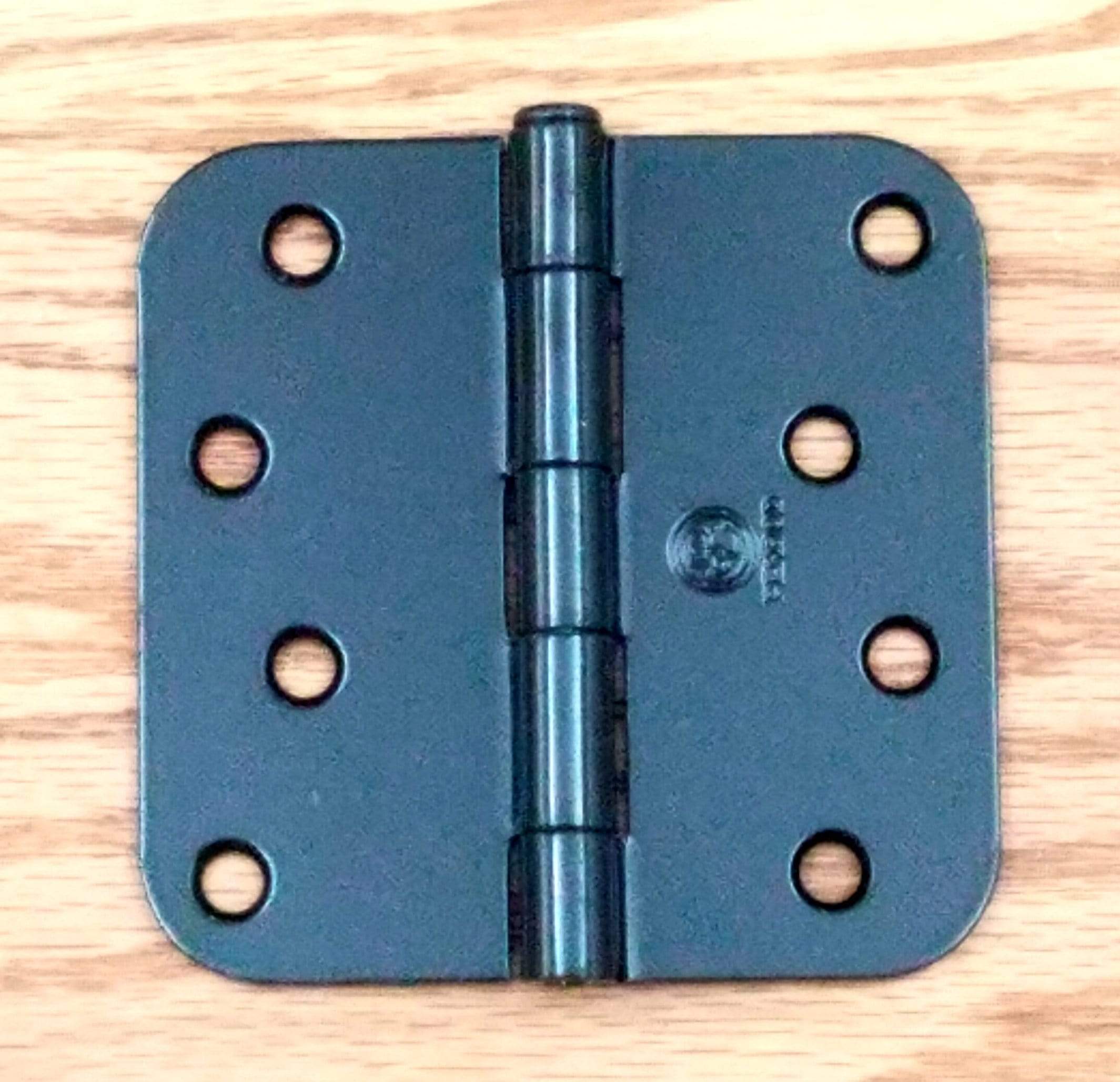 Residential 4-inch Penrod butt hinge with 5/8-inch radius corners, plain bearing, available in multiple finishes, 2 pack.