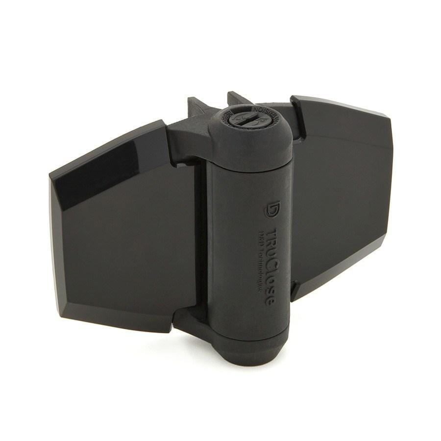 Adjustable Gate Spring Hinge - Black For Gate Gap (1/4" - 7/8") TCA3L2S3BT - For Metal Gates - Gate Hinges and Hardware  - 1