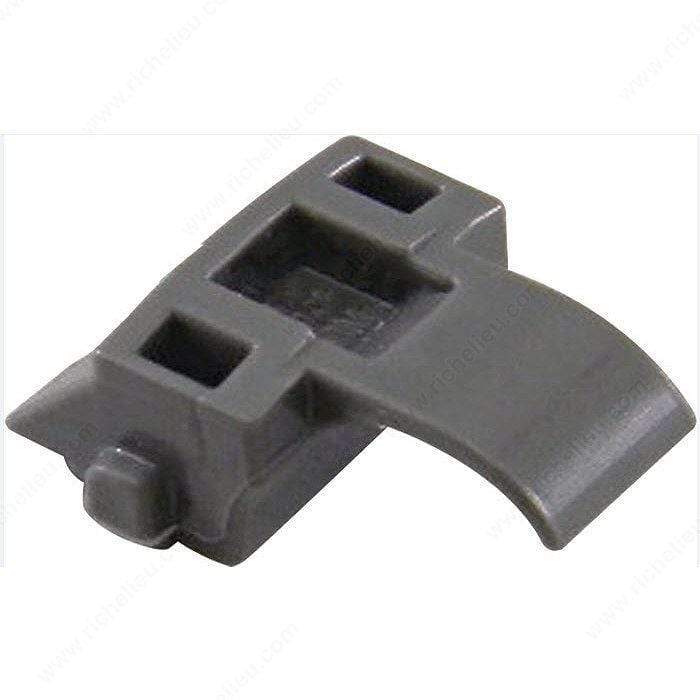 Angle restrictor for Blum Compact Blumotion cabinet hinges, allowing 86° opening, sold individually for precise control.