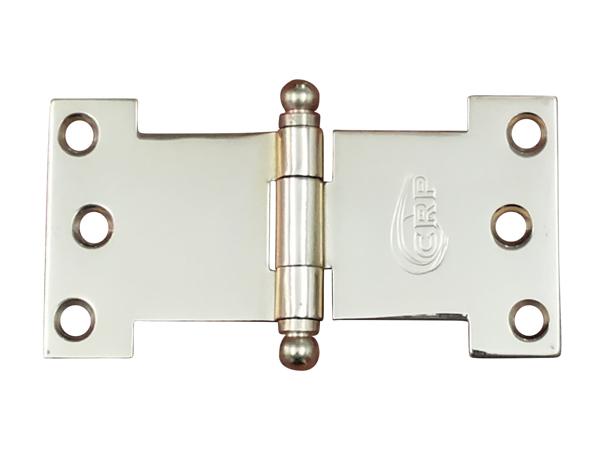 Parliament Hinges - Bright Brass Wide Throw - Multiple Sizes - 2 Packs