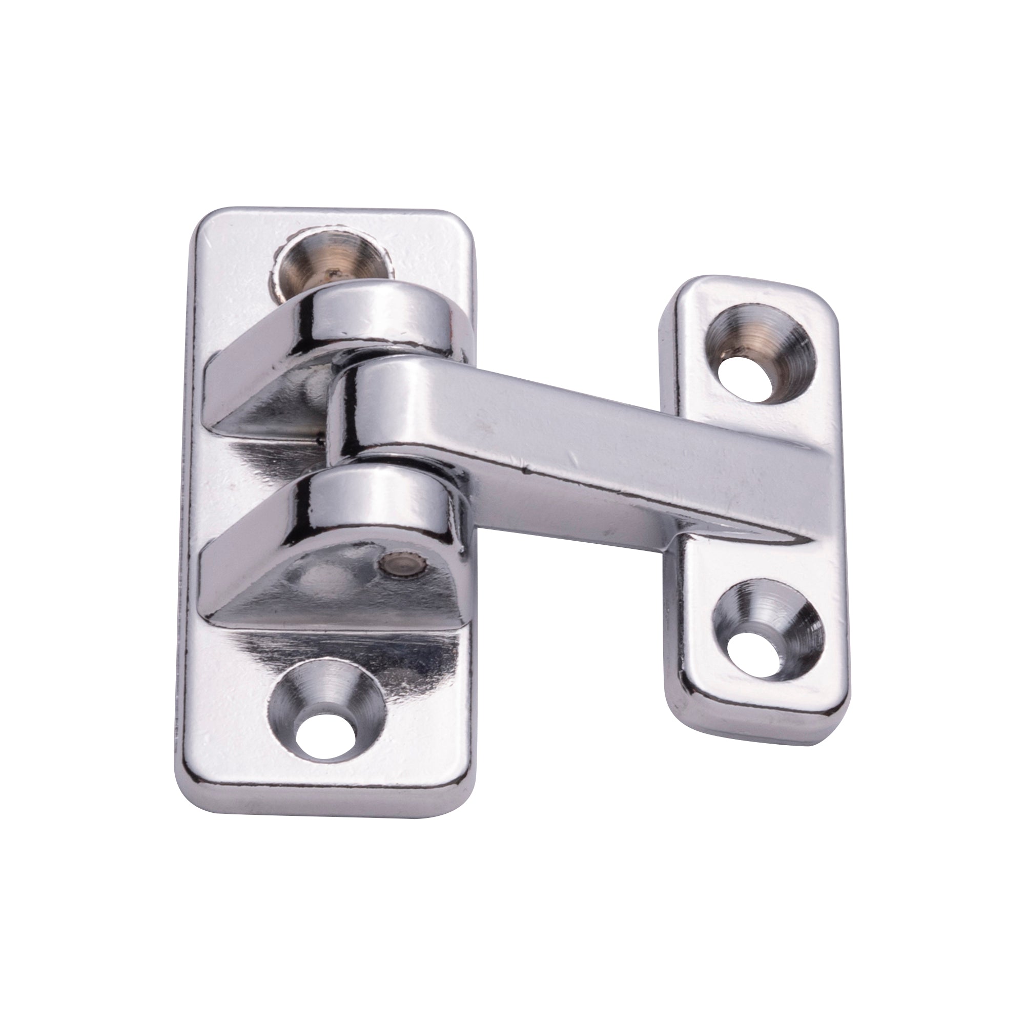 Refrigeration Hinges - Economy Zinc Die-Cast - 5/16" Inch Offset - Chrome Finish - Sold Individually