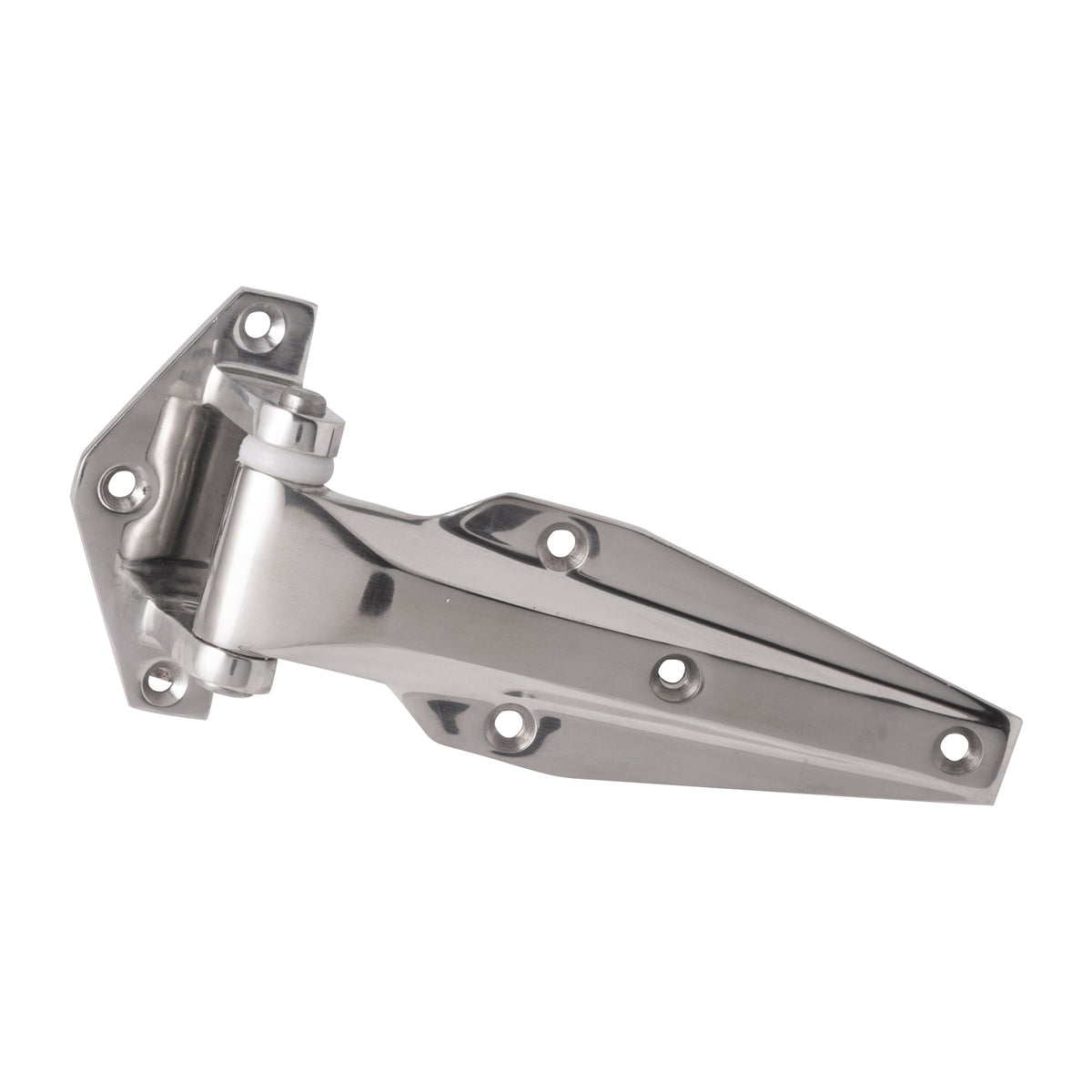 Refrigeration Hinges - 5-1/8" Inch - Multiple Offsets Available - 304 Stainless Steel - Polished Finish - Sold Individually