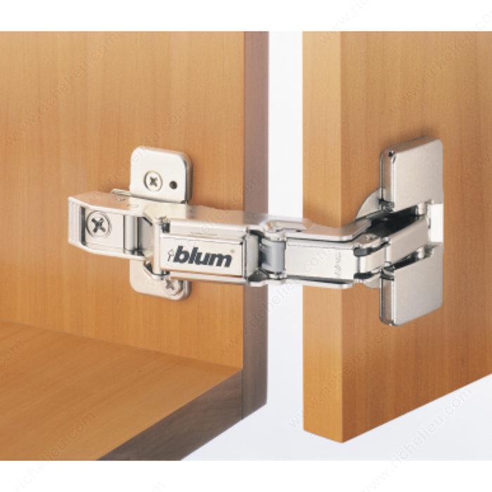 Clip top concealed cabinet hinge for bi-fold doors, full overlay, 170° opening, sold individually for seamless installation.