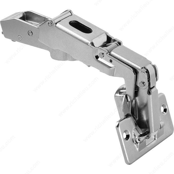 Clip top concealed cabinet hinge designed for bi-fold doors, offering a full overlay and 170° opening, sold individually.