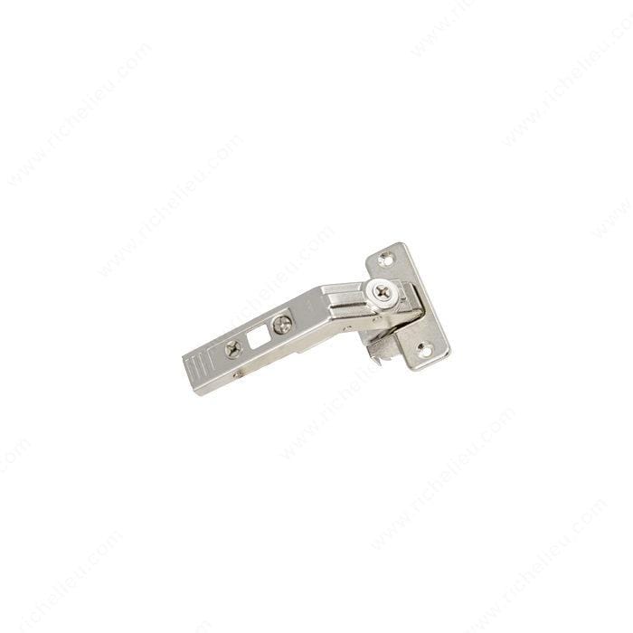Clip top concealed cabinet hinge for bi-fold doors, 60° opening, sold individually for seamless cabinet installation.