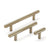 Cabinet Pulls - Bar Pull Series - 10-1/16" Inch Center to Center - Golden Champagne Finish - Sold Individually