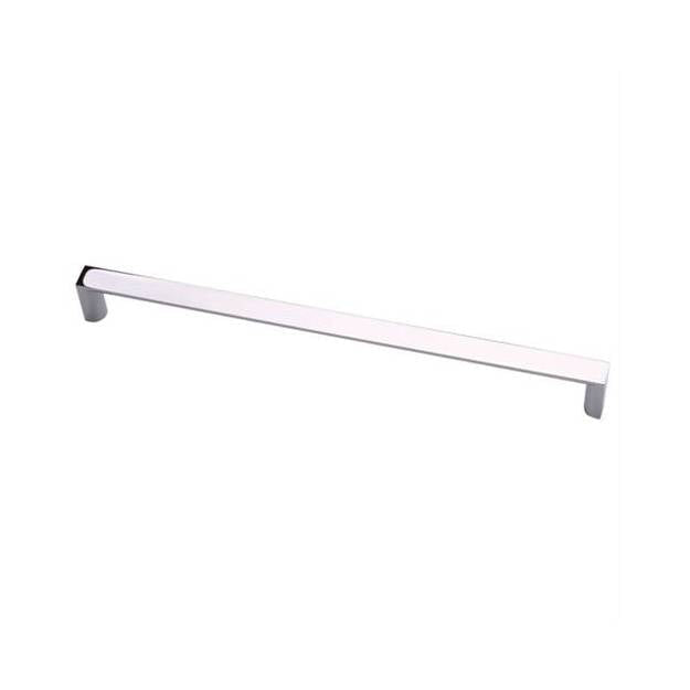 Sleek cabinet pull from the Solar Series, available in various sizes and finishes, sold individually.