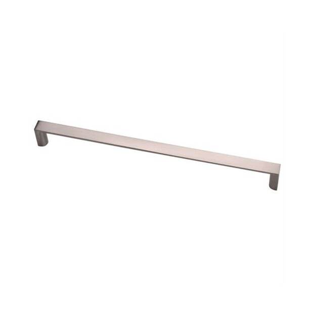 Sleek cabinet pull from the Solar Series, available in various sizes and finishes, sold individually.