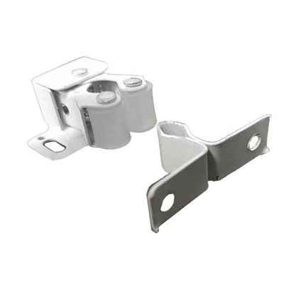 Cabinet Catch - Nylon Double Roller Catch - 1-1/4" Inches - Multiple Finishes- Sold Individually