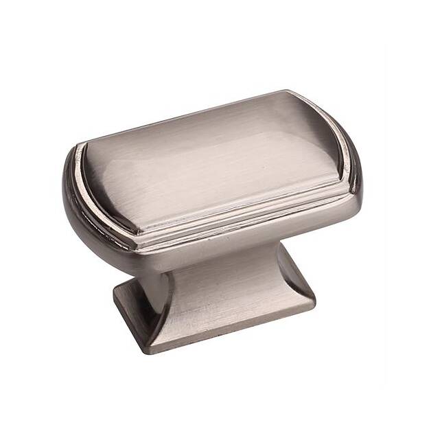 Sleek 1-inch cabinet knob from the Bolt Series, available in multiple finishes, sold individually. Ideal for cabinetry.