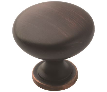 Edona Series cabinet knob, 1-1/4 inch, available in multiple finishes, sold individually for stylish cabinetry.