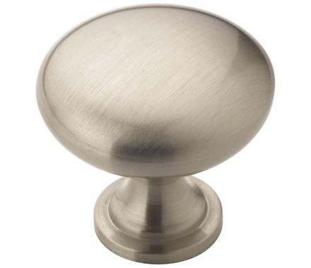 Edona Series cabinet knob, 1-1/4 inch, available in multiple finishes, sold individually for home improvement.