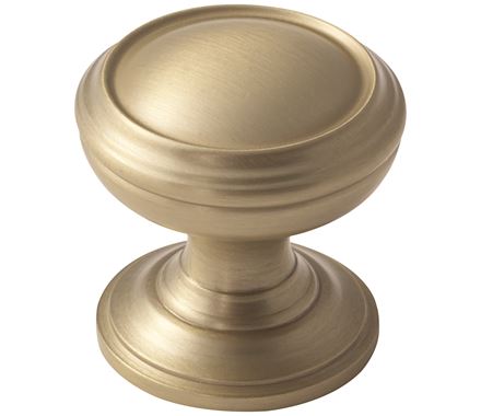 Revitalize Series cabinet knob, 1-1/4 inch, available in multiple finishes, sold individually for stylish upgrades.