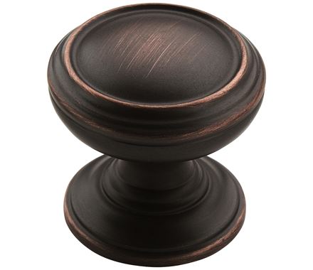Revitalize Series cabinet knob, 1-1/4 inch, featuring a classic design and available in multiple finishes. Sold individually.