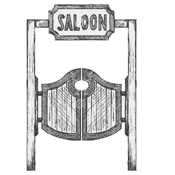 Café / Saloon Door Hinges - Double Action Hinges - Brass Finish - Multiple Sizes Available - Sold By Set