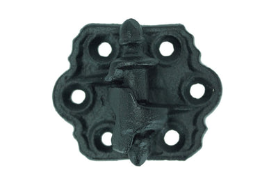 Clark's Tip Surface Shutter Hinges - WeatherWright Coated - 1-1/4" Inch or 3-1/4" Inch Throw - Cast Iron - Sold as Set