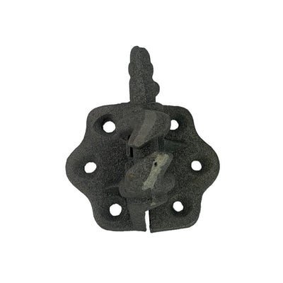 Clark's Tip Surface Shutter Hinges - 1-1/4" Inch or 3-1/4" Inch Throw - Raw Cast Iron - Sold as Set