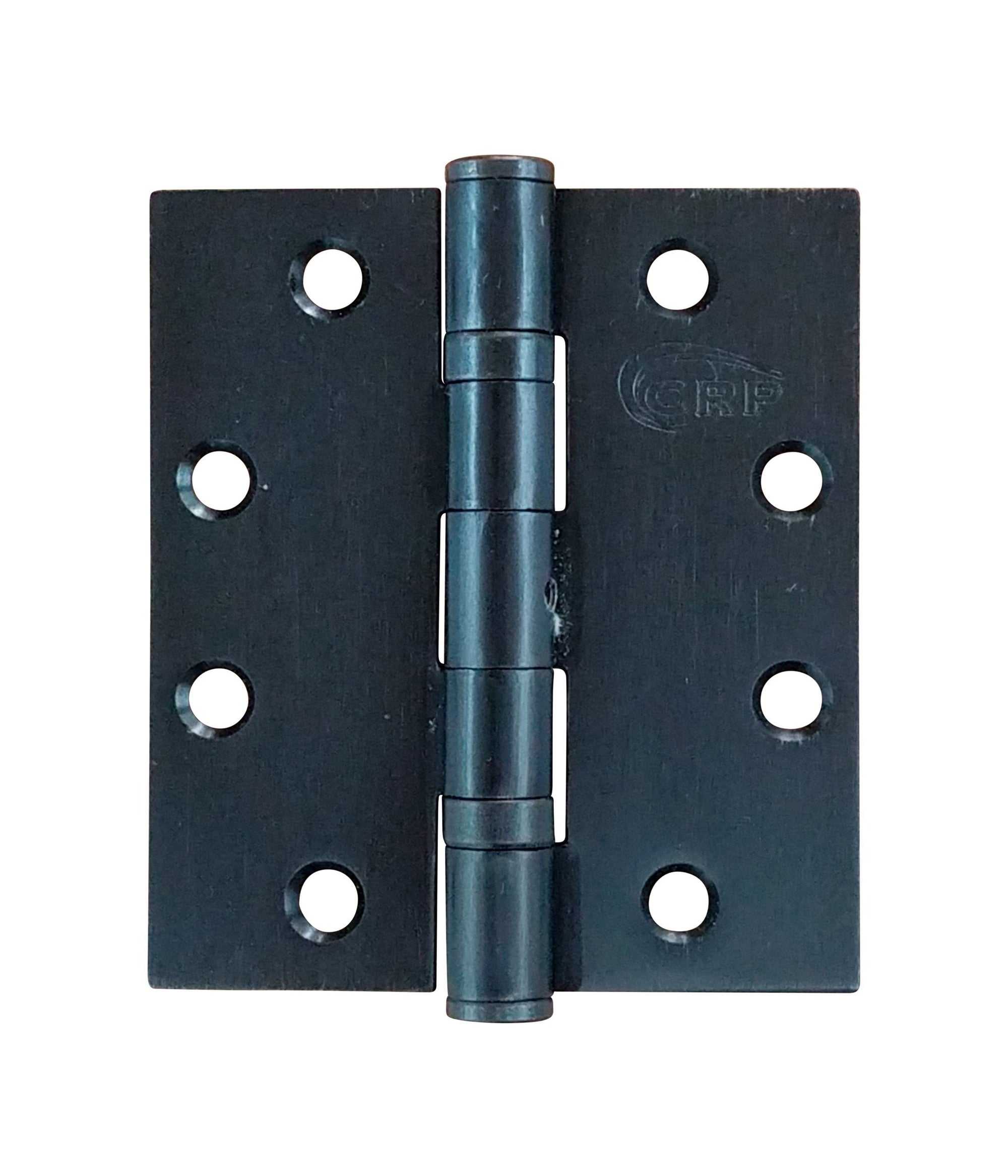 Commercial Ball Bearing Hinges - Heavy Duty Commercial Ball Bearing Door Hinges - 4.5" Inch X 4" Inch - Black - Non Removable Pin - 2 Pack