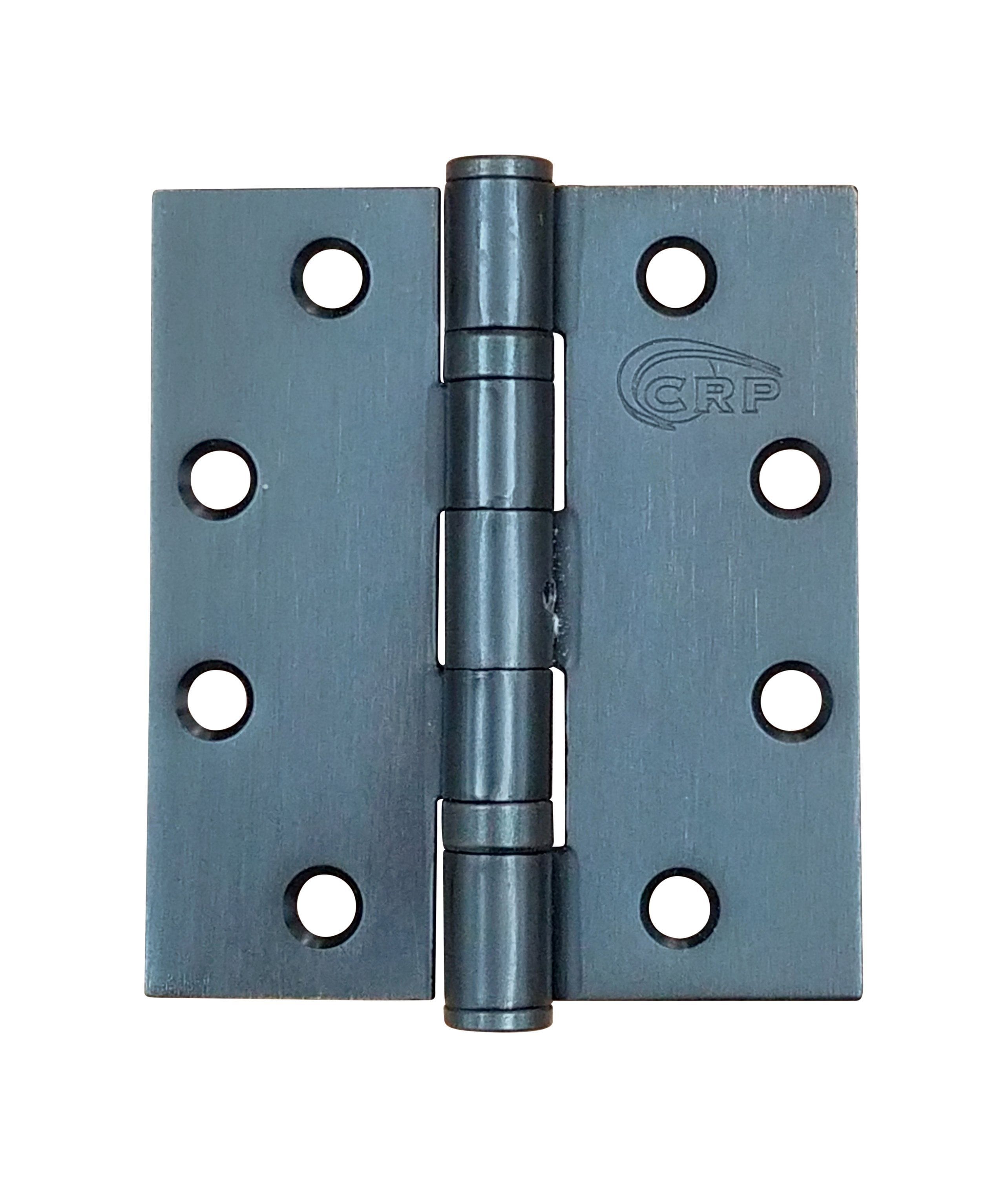 Commercial Ball Bearing Hinges - Heavy Duty Commercial Ball Bearing Door Hinges - 4.5" Inch X 4" Inch - Oil Rubbed Bronze - Non Removable Pin - 2 Pack