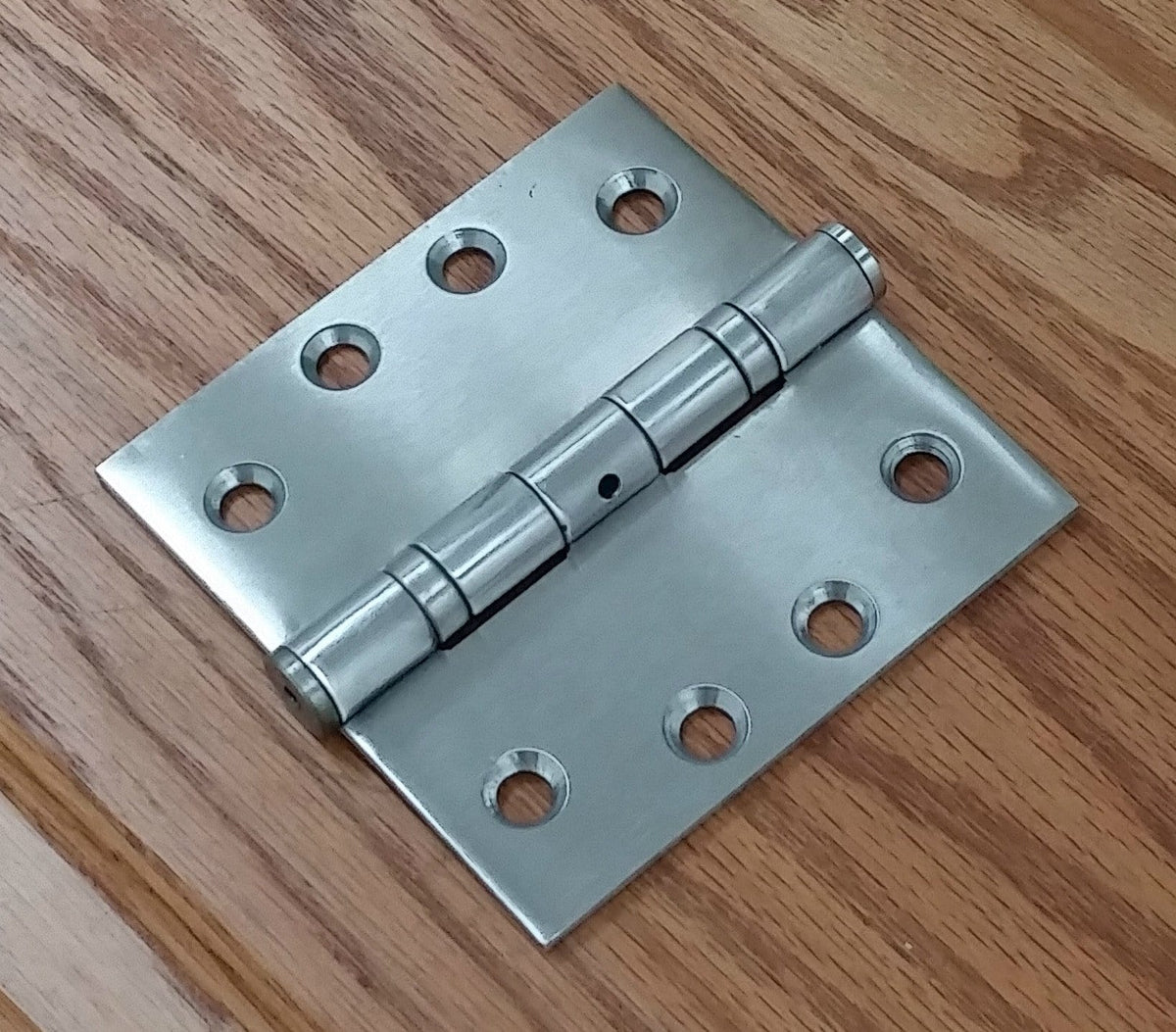 Commercial Ball Bearing Door Hinges - 4" Inches Square - Multiple Finishes - Sold In Pairs