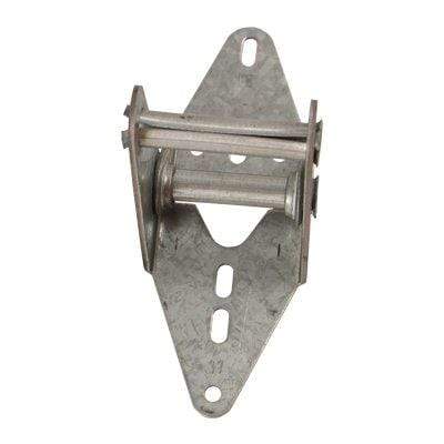 Durable 11 gauge commercial garage door hinge designed for standard sections 1 to 12, ideal for heavy-duty use.
