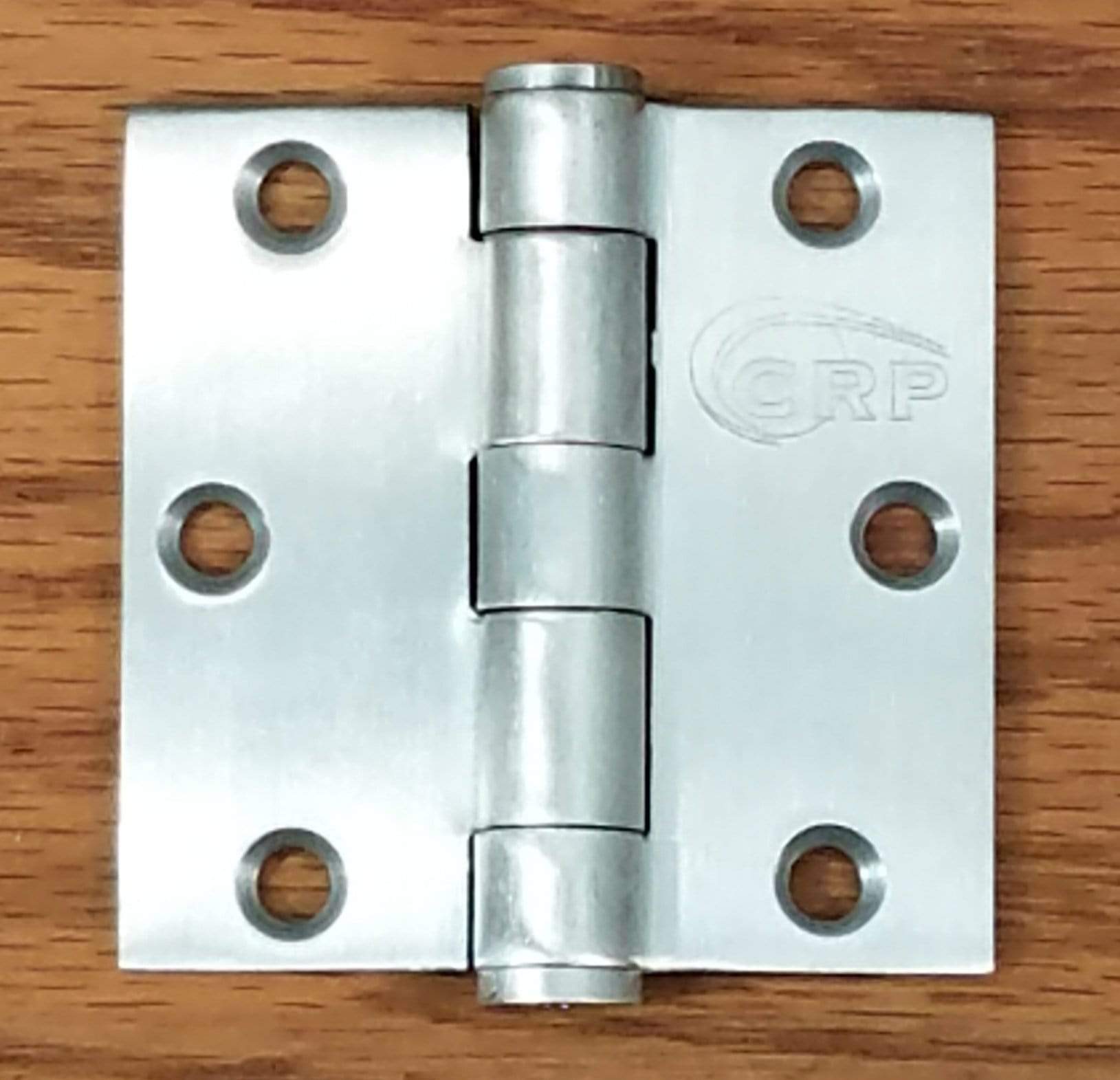 Commercial 3-inch square door hinges in various finishes, sold in a convenient 2-pack for durability and style.