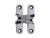 Concealed Cabinet Hinges - 5/8 Inch X 2-3/4 Inch - For Min Thick Door 1 Inch - Stainless Steel - Sold Individually