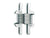Concealed Cabinet Hinges - Concealed Surface Mount - For Metal Doors - 19/32 Inch X 2-3/8 Inch - Multiple Finishes Available - 2 Pack
