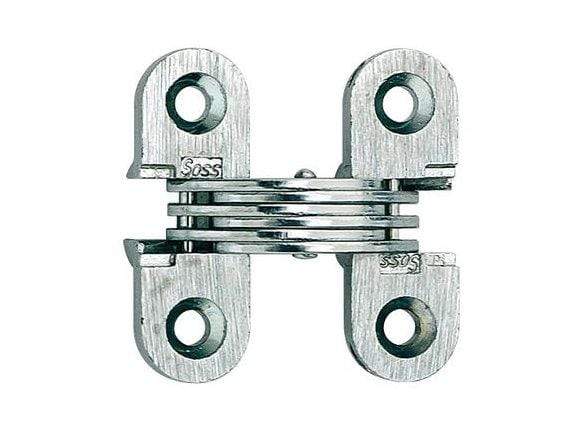 Concealed Cabinet Hinges - For Metal Doors - 1/2 Inch X 1-1/2 Inch - Multiple Finishes Available - 2 Pack