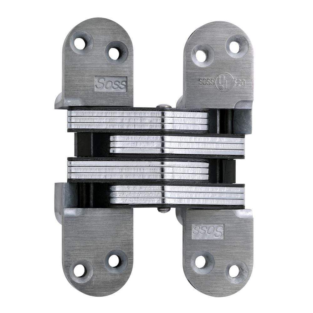 Concealed door hinge designed for 1-3/8 inch doors, 5-1/2 inch length, available in multiple finishes, sold individually.
