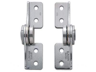 Stainless steel constant torque hinge with holes for cabinets, measuring 3-5/32" x 23/32", sold individually.